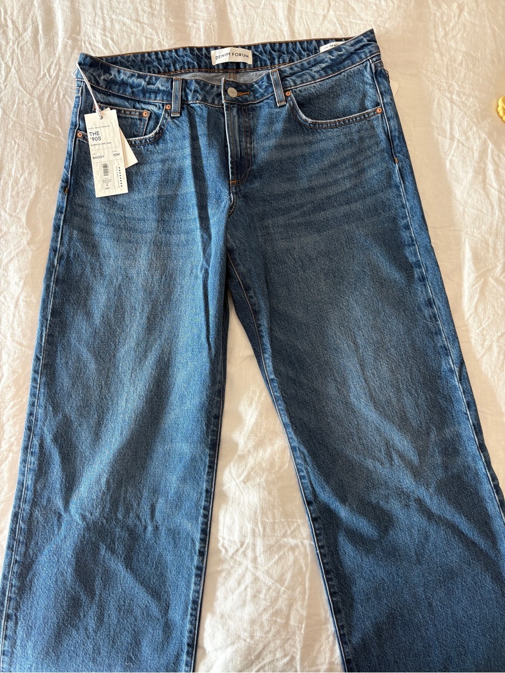 NWT Aritzia Denim Forum The ’90s Super Lo-Rise Baggy Jeans Size 32